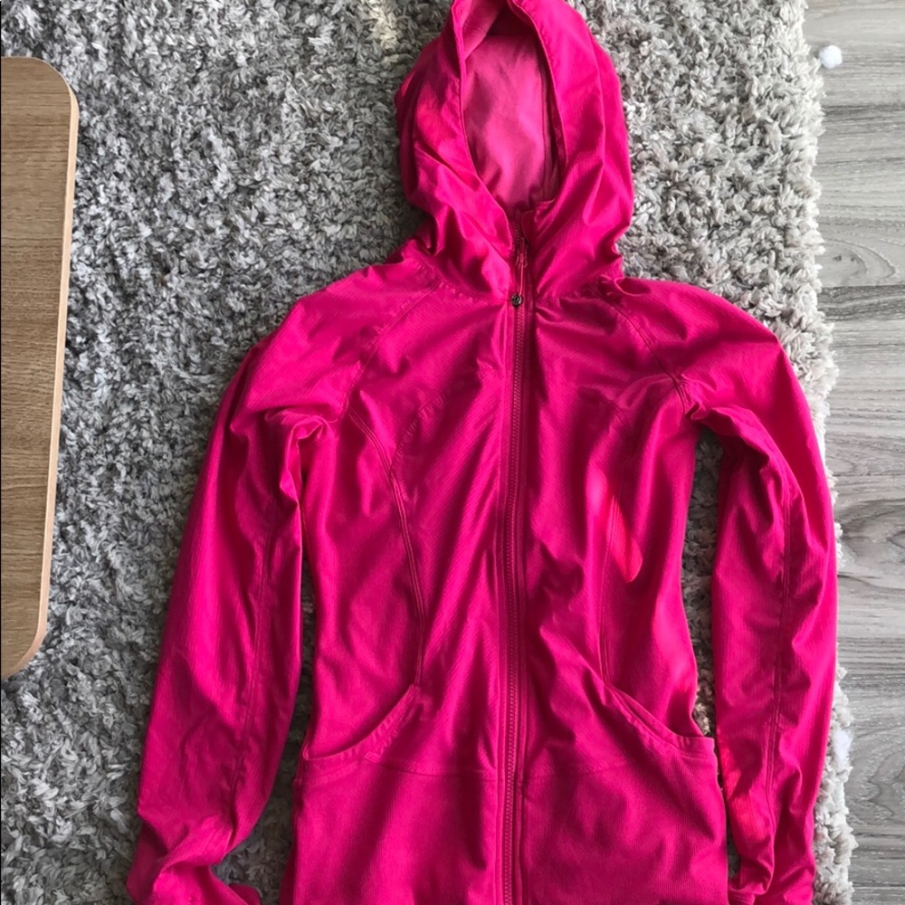 Lulu Lemon pink thermal jacket